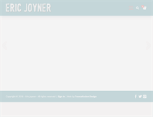 Tablet Screenshot of ericjoyner.com